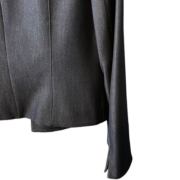 Kasper Denim Type Open Front Blazer Size 8 - Picture 9 of 10